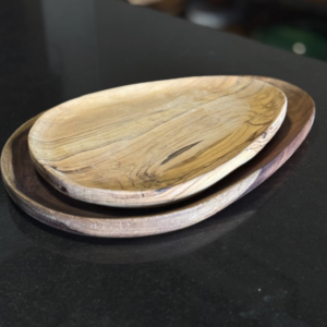 BG Wood Plate - Set of 2